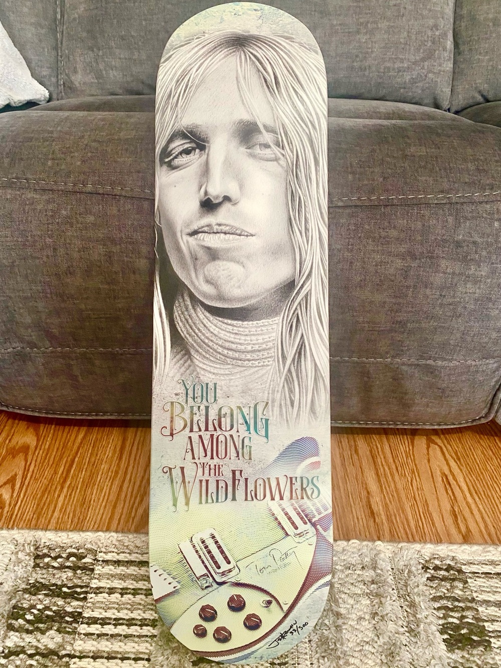 Tom Petty Skateboard Deck Art LIMITED EDITION 33/500 NEW Jeffrey St. Romain